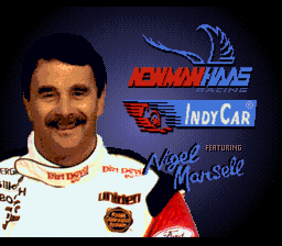 Newman-Haas IndyCar Racing featuring Nigel Mansell (Europe) Title Screen